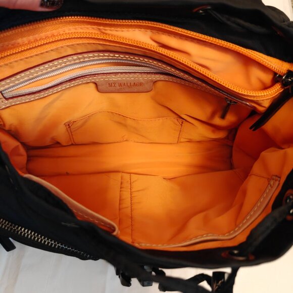 MZ Wallace Black Rec Air Medium Apex Crossbody - Picture 5 of 7